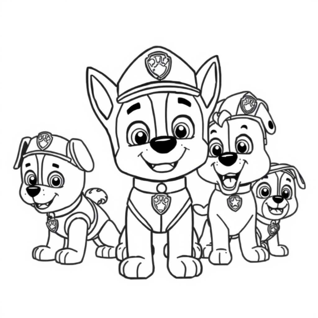 Libro de Colorear PAW Patrol: Misiones de Cachorros