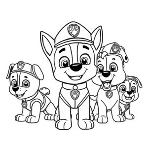 Kolorowanka PAW Patrol: Misje Psiaków