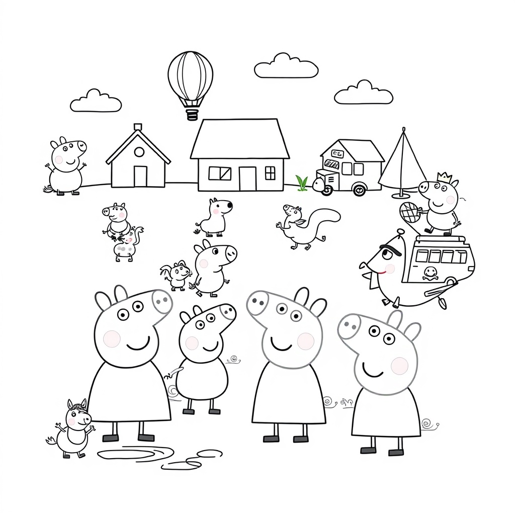 Libro para Colorear - Peppa Pig