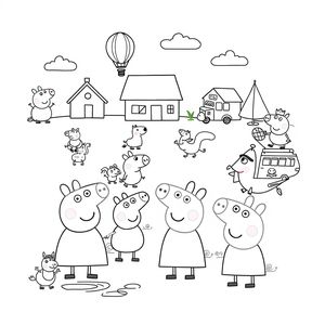 Libro para Colorear - Peppa Pig