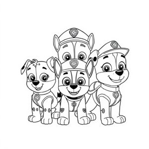 Libro de Colorear de PAW Patrol