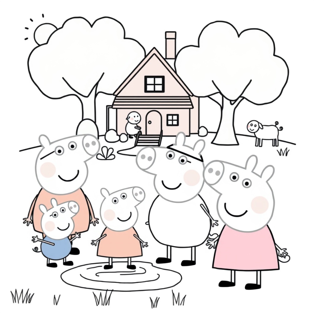 Libro para Colorear Peppa Pig