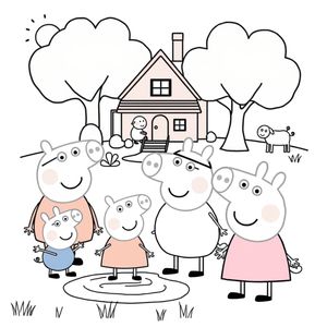 Libro para Colorear Peppa Pig