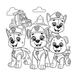 Libro para Colorear: Patrulla Canina