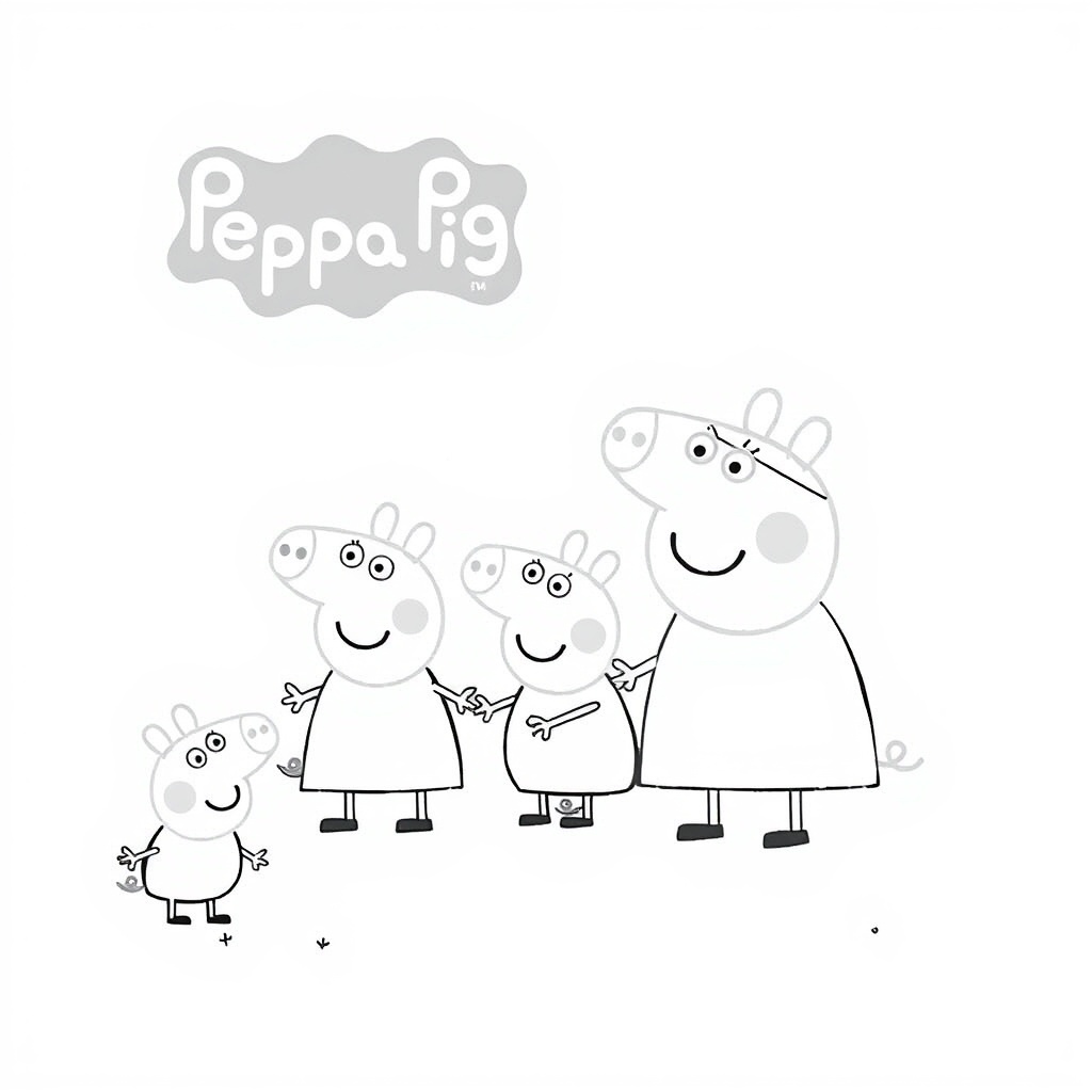 Libro para Colorear de Peppa Pig