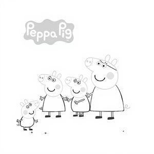 Libro para Colorear de Peppa Pig