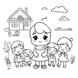 Libro de Colorear de Bluey