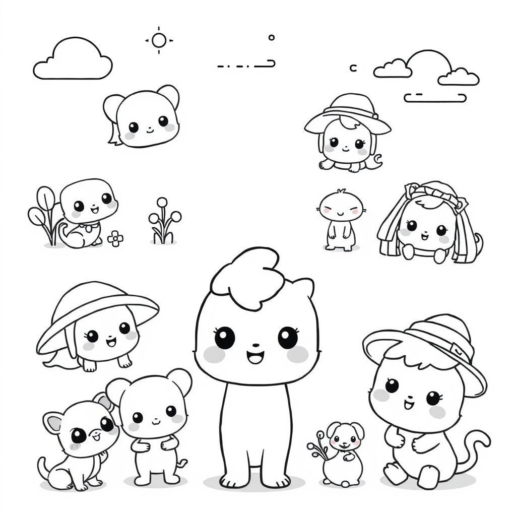 Libro para Colorear de Bluey