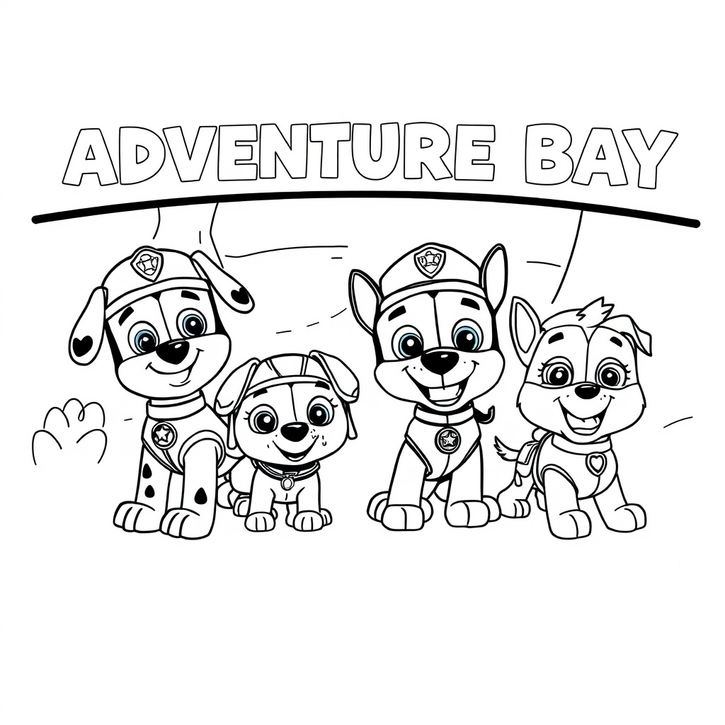 Libro de Colorear: La Patrulla Canina