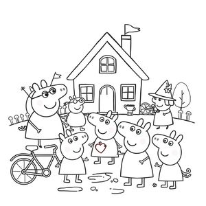 Libro para Colorear Peppa Pig