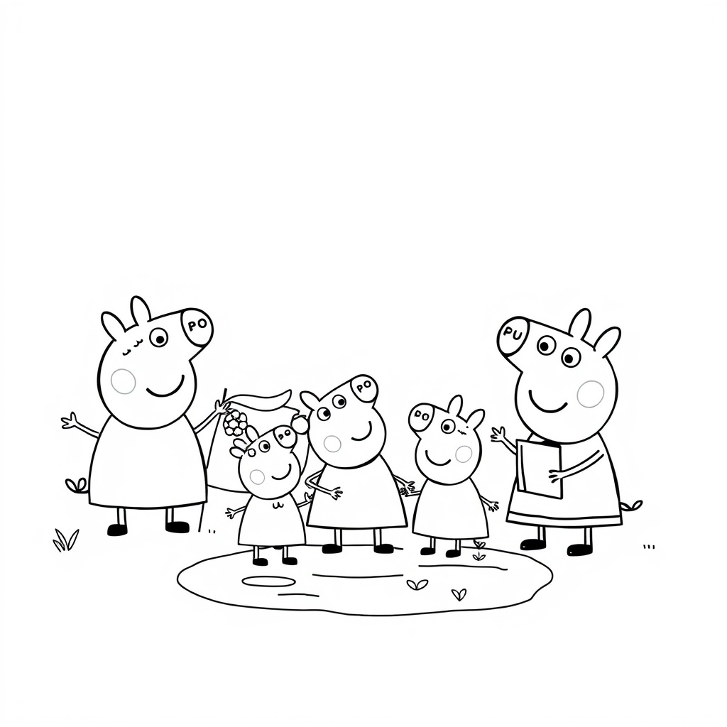 Peppa Pig: Libro para Colorear para Niños