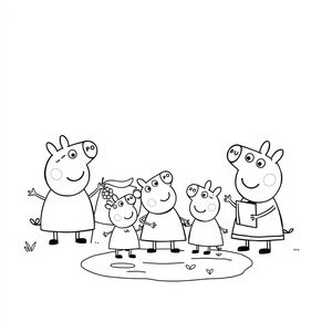 Peppa Pig: Libro para Colorear para Niños