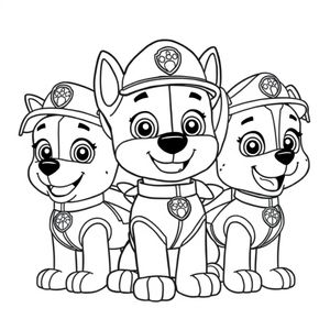 Libro para Colorear de Patrulla Canina