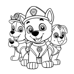 Libro de Colorear de Patrulla Canina