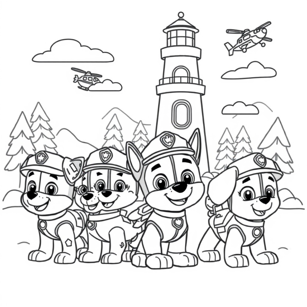 Patrulla Canina: Libro de Colorear de Aventuras