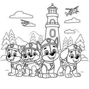 Patrulla Canina: Libro de Colorear de Aventuras