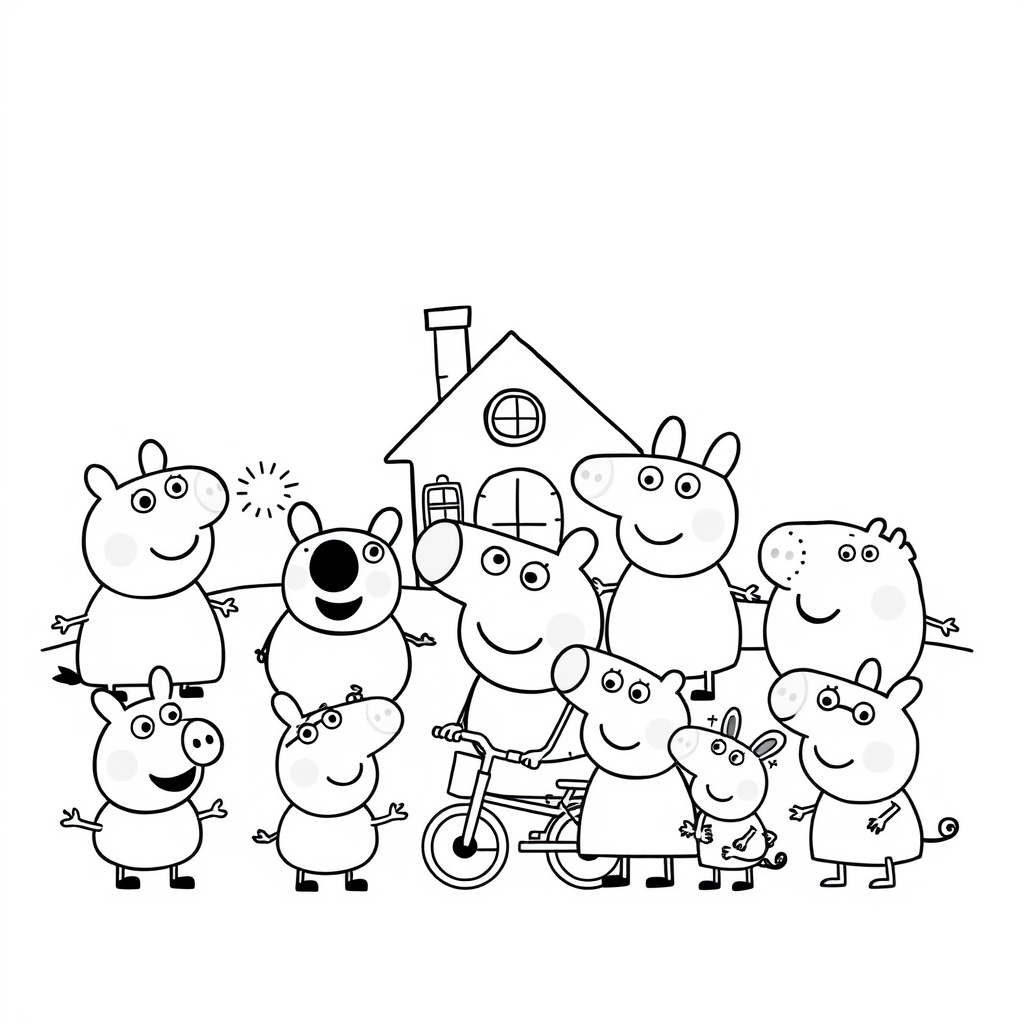 Libro para Colorear Peppa Pig
