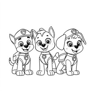 Libro para Colorear: Patrulla Canina