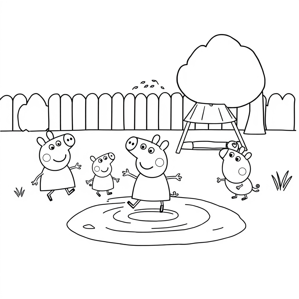 Kolorowanka Świnka Peppa