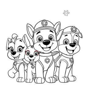 Libro para Colorear: Patrulla Canina