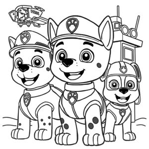 Patrulla de Cachorros - Libro para Colorear de Aventuras
