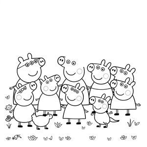 Libro para Colorear de Peppa Pig