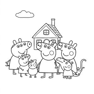 Libro para Colorear de Peppa Pig