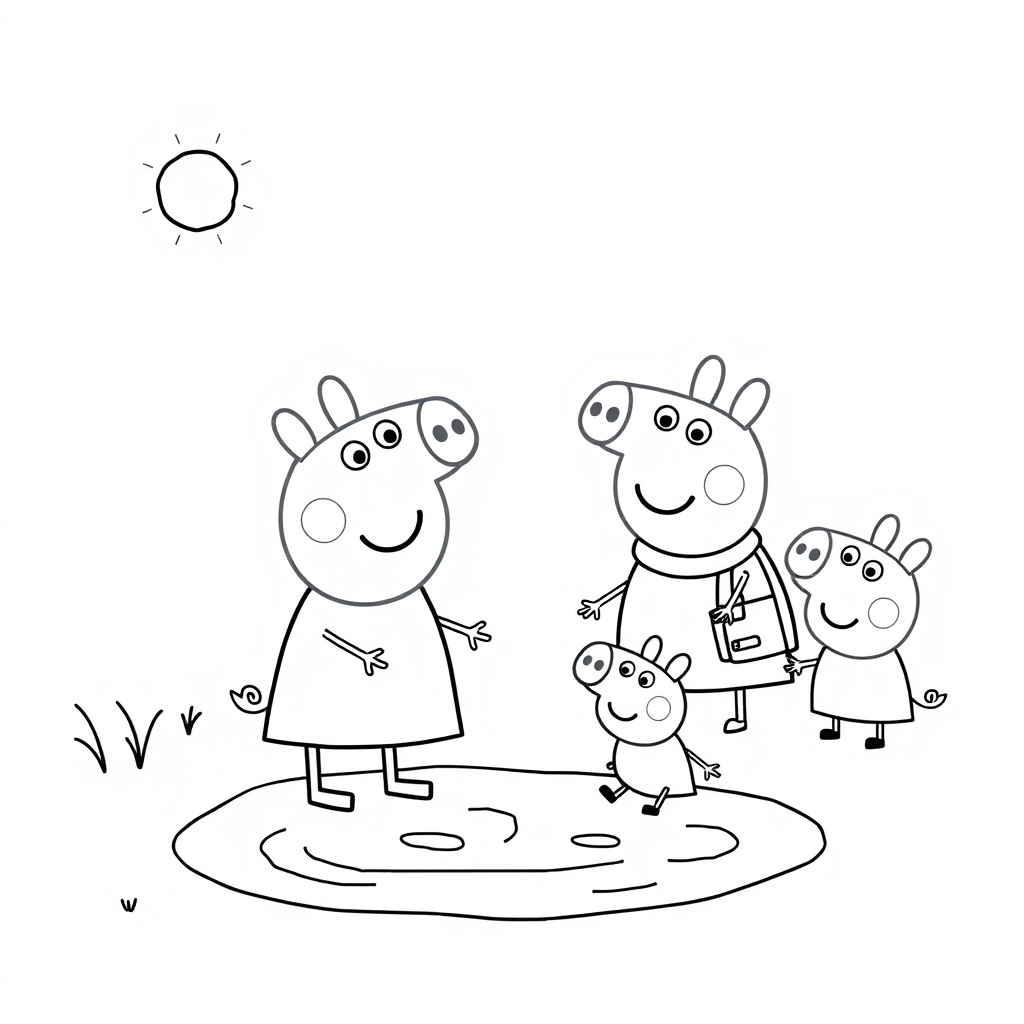 Libro para Colorear de Peppa Pig