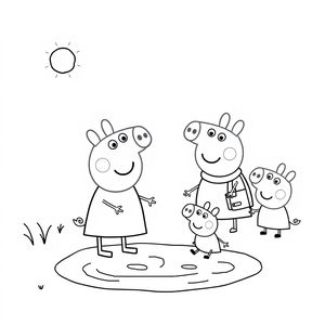 Kolorowanka Peppa Pig