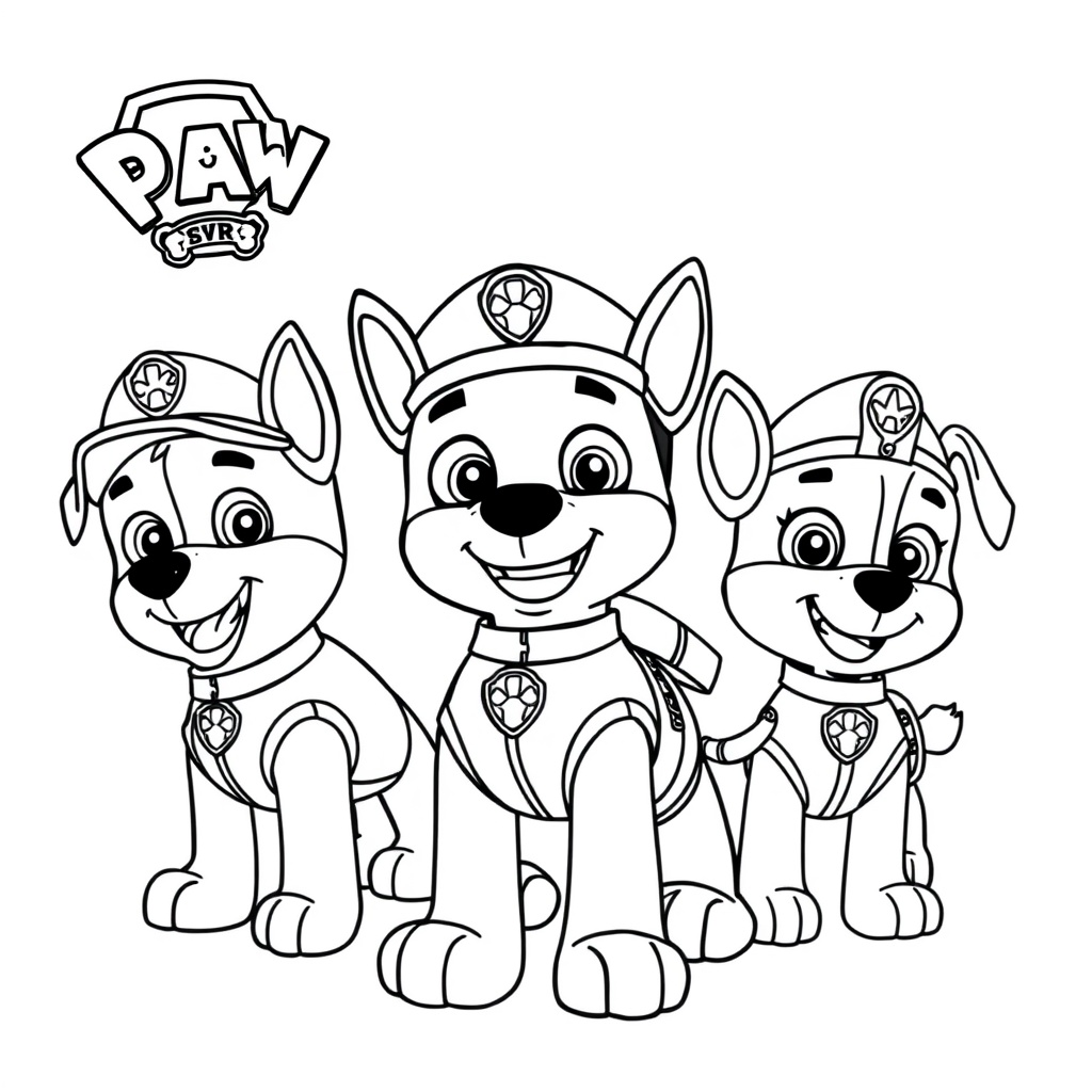 La Patrulla Canina: Aventuras de Colorear