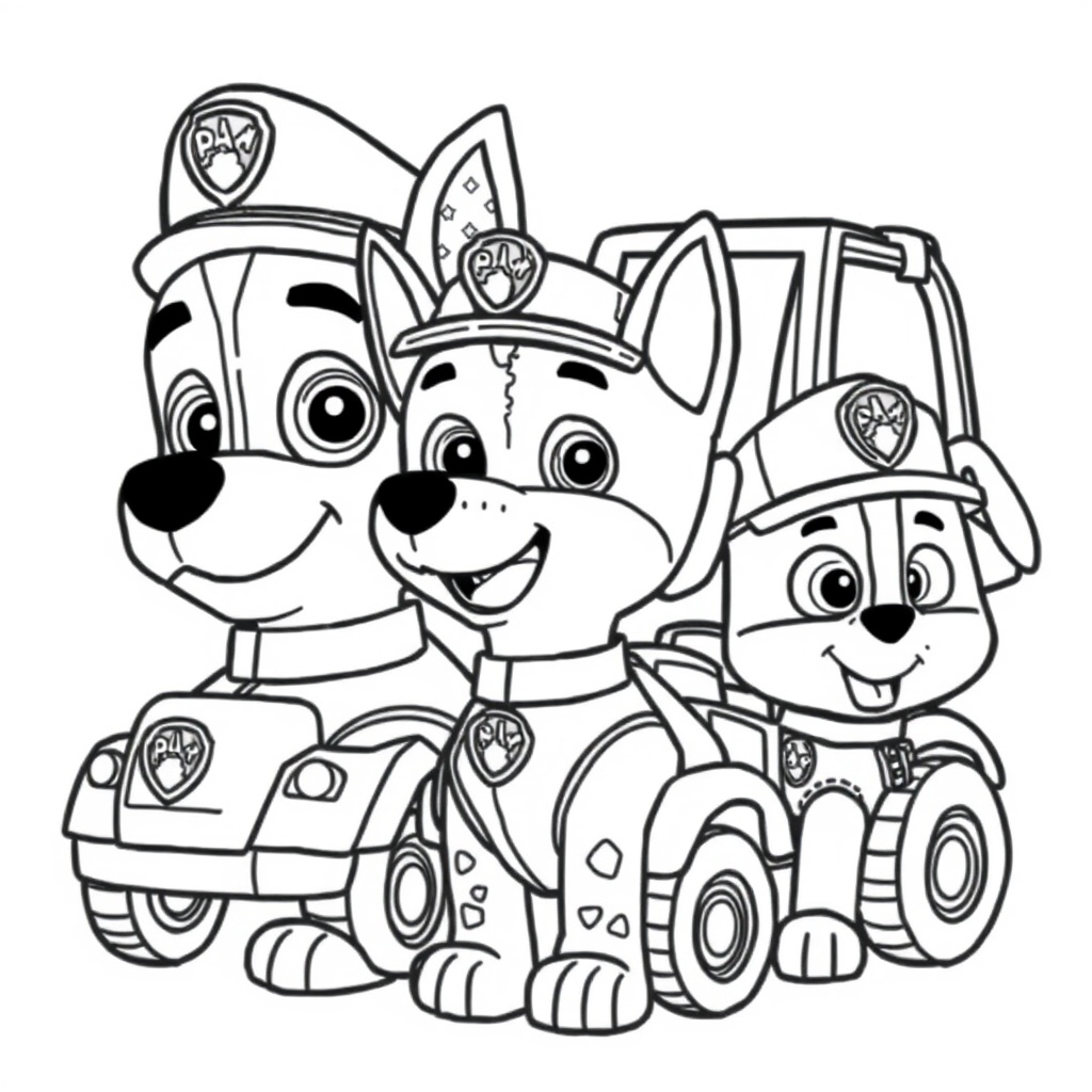 Patrulla Canina - Libro de Colorear de Aventuras