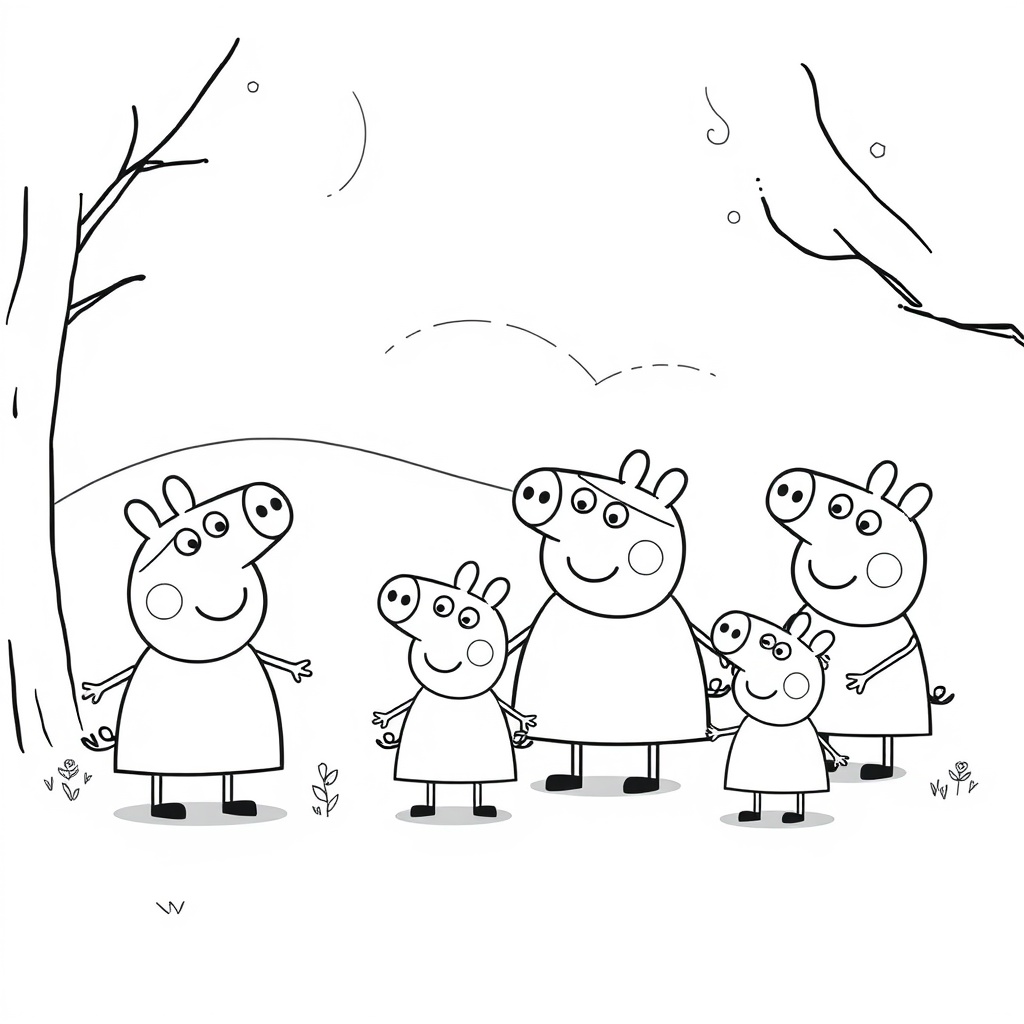 Libro para Colorear de Peppa Pig