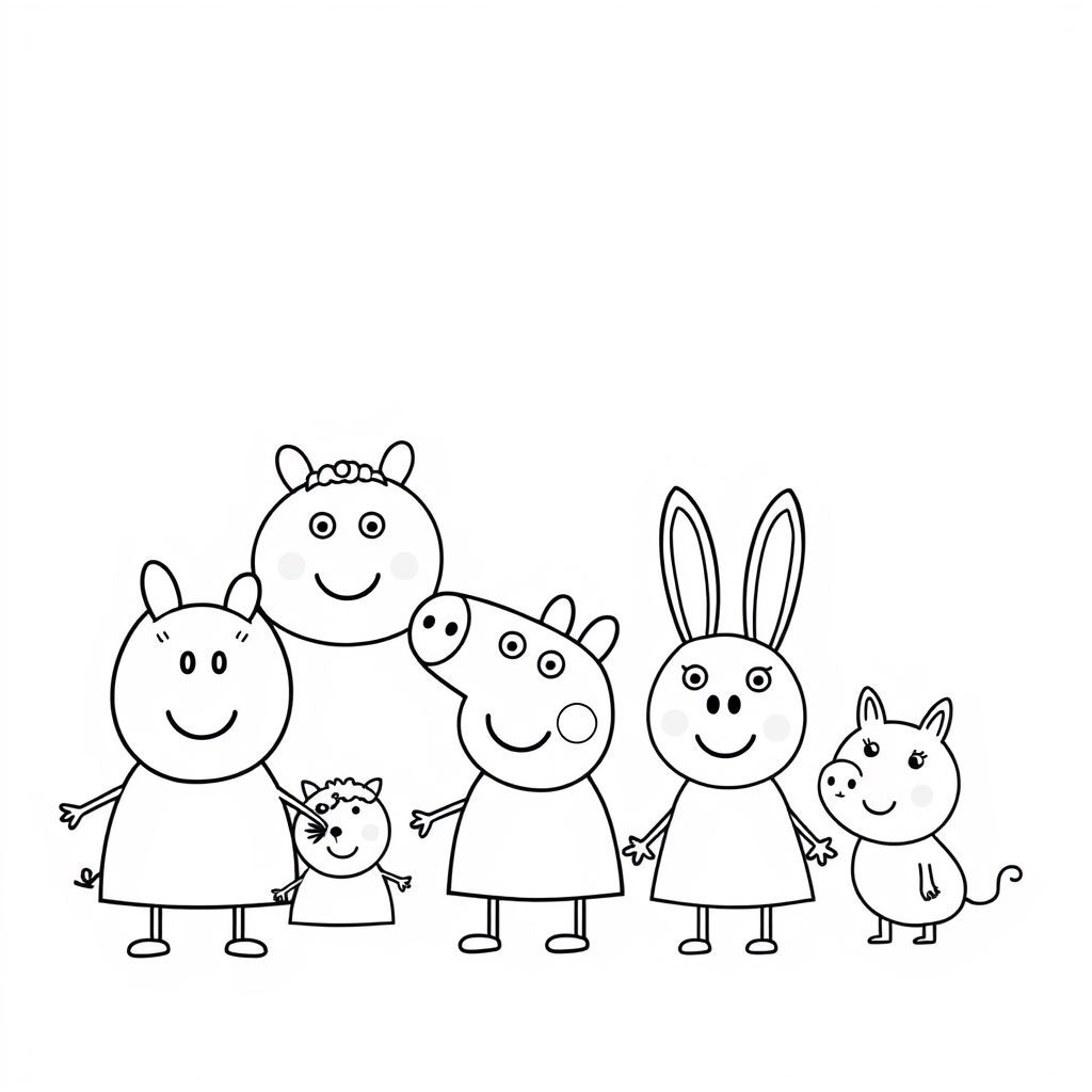 Libro de Colorear Peppa Pig