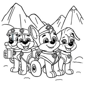 Libro para Colorear de PAW Patrol