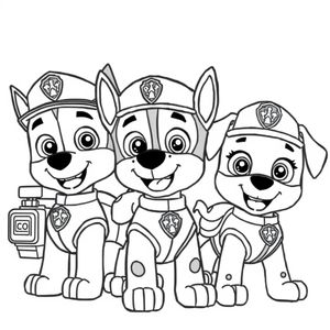 Libro de Colorear Patrulla Canina