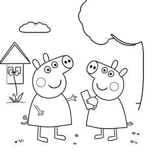 Libro para Colorear de Peppa Pig
