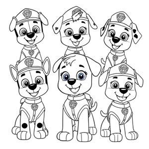 Páginas para Colorear de La Patrulla Canina