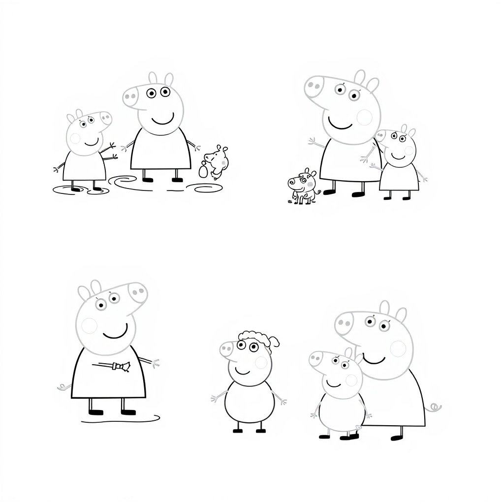 Libro de Colorear Peppa Pig