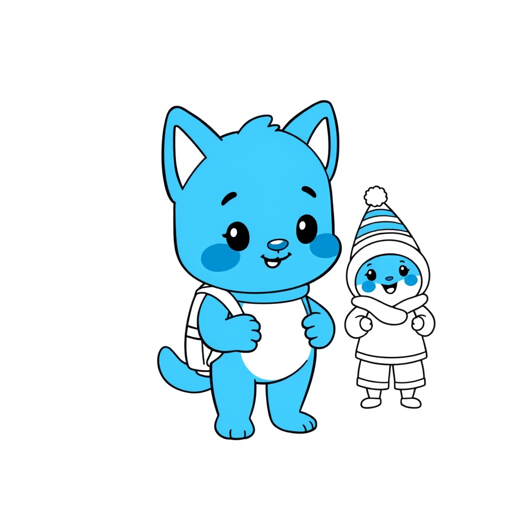 Libro para Colorear de Bluey