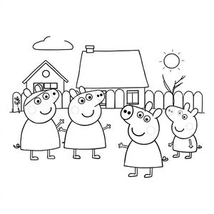 Libro de Colorear de Peppa Pig