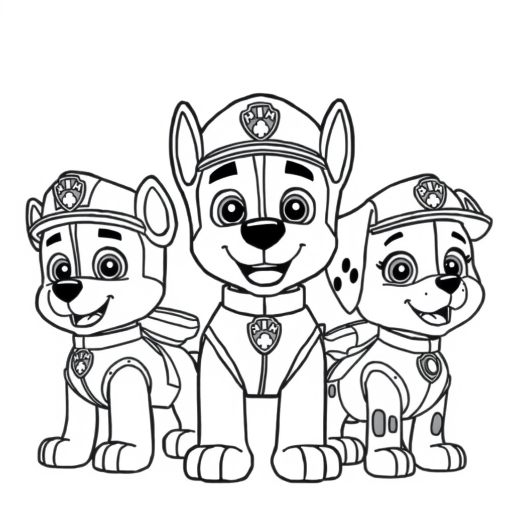 Libro para Colorear de PAW Patrol