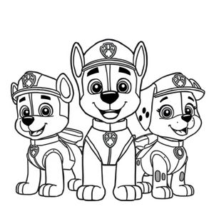 Libro para Colorear de PAW Patrol