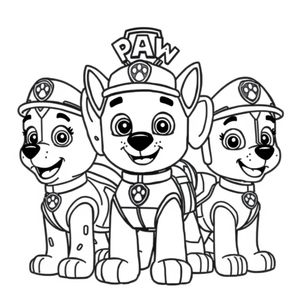 Libro para Colorear de Patrulla Canina