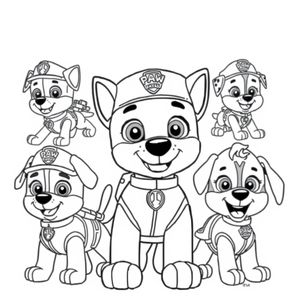 Libro de Colorear La Patrulla Canina