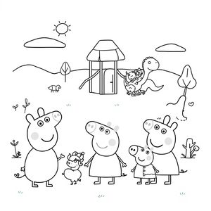 Peppa Pig Kolorowanka przygód