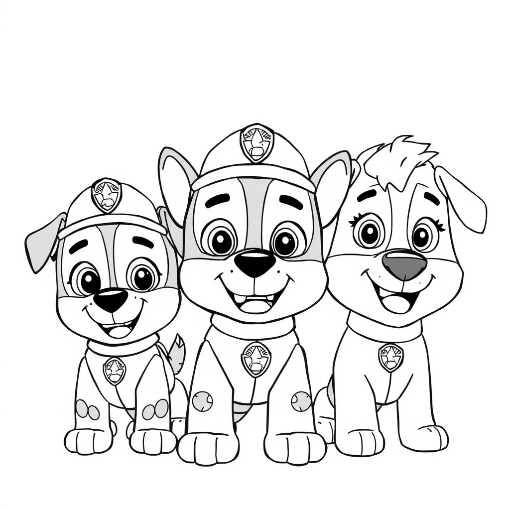 Libro para Colorear PAW Patrol