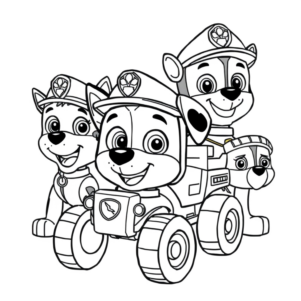 Psi Patrol - Kolorowanka