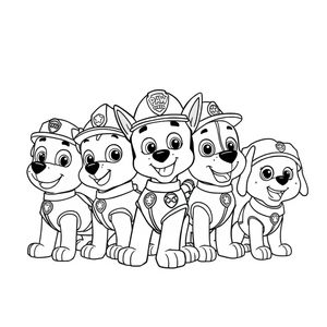 Libro para Colorear de La Patrulla Canina