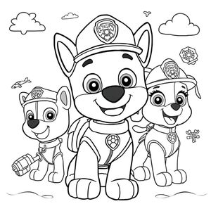 Libro para Colorear de la Patrulla Canina