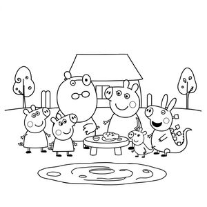 Libro para Colorear: El Mundo de Peppa Pig